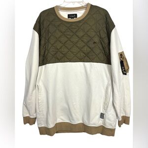 A.Tiziano Big Men’s Pullover Quilted Long Sleeve Top Size 4XL